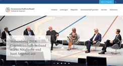 Desktop Screenshot of genossenschaftsverband.de